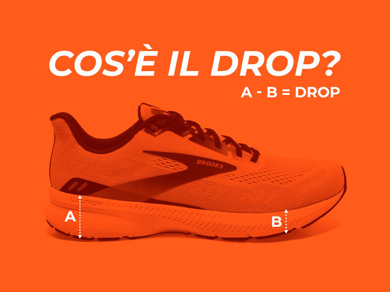 Cos è il drop nelle scarpe da running?