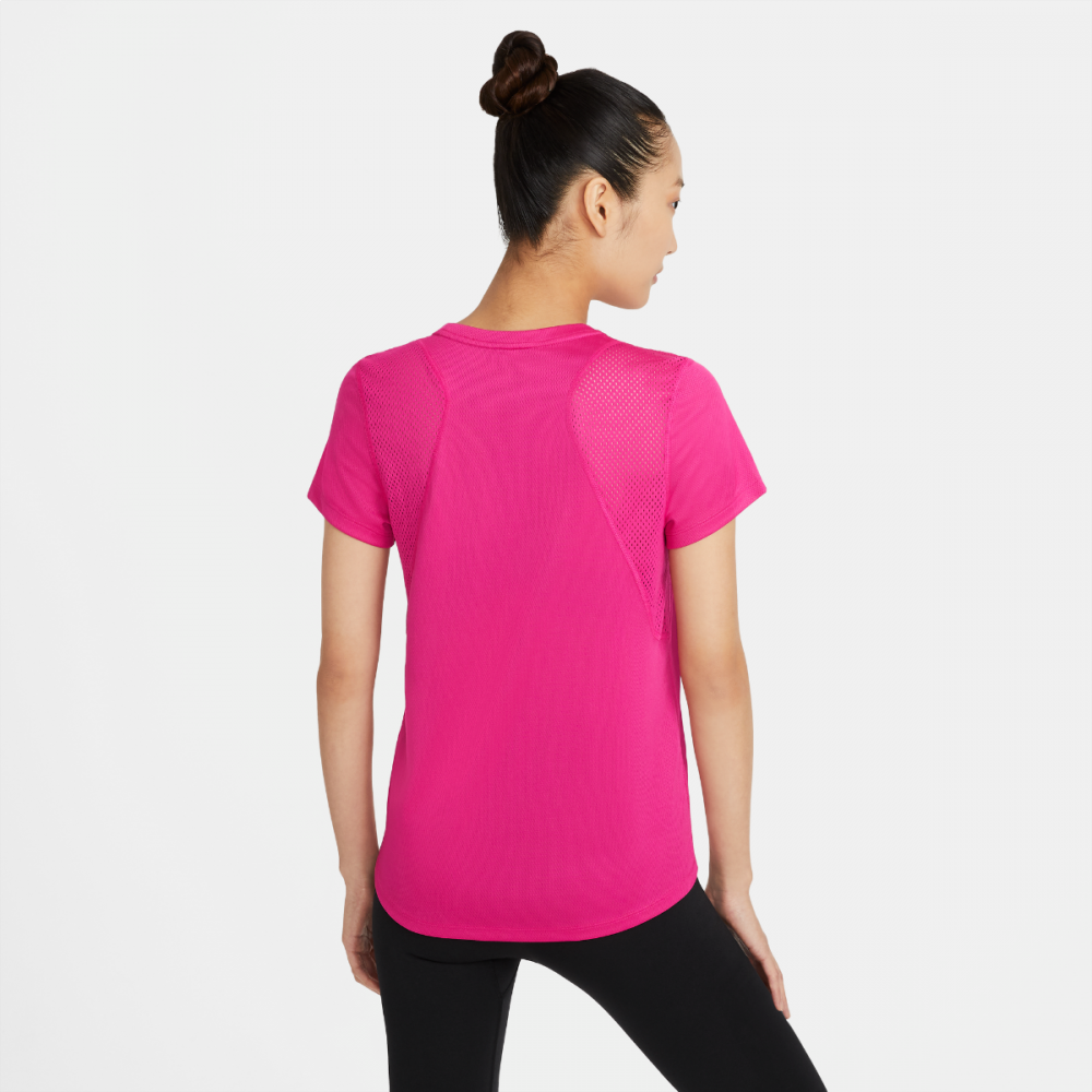 NIKE-maglia-running-abbigliamento-donna-rosa